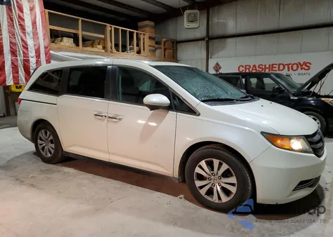 2015 Honda Odyssey Exl z USA, uszkodzony, nr VIN 5FNRL5H69FB034971